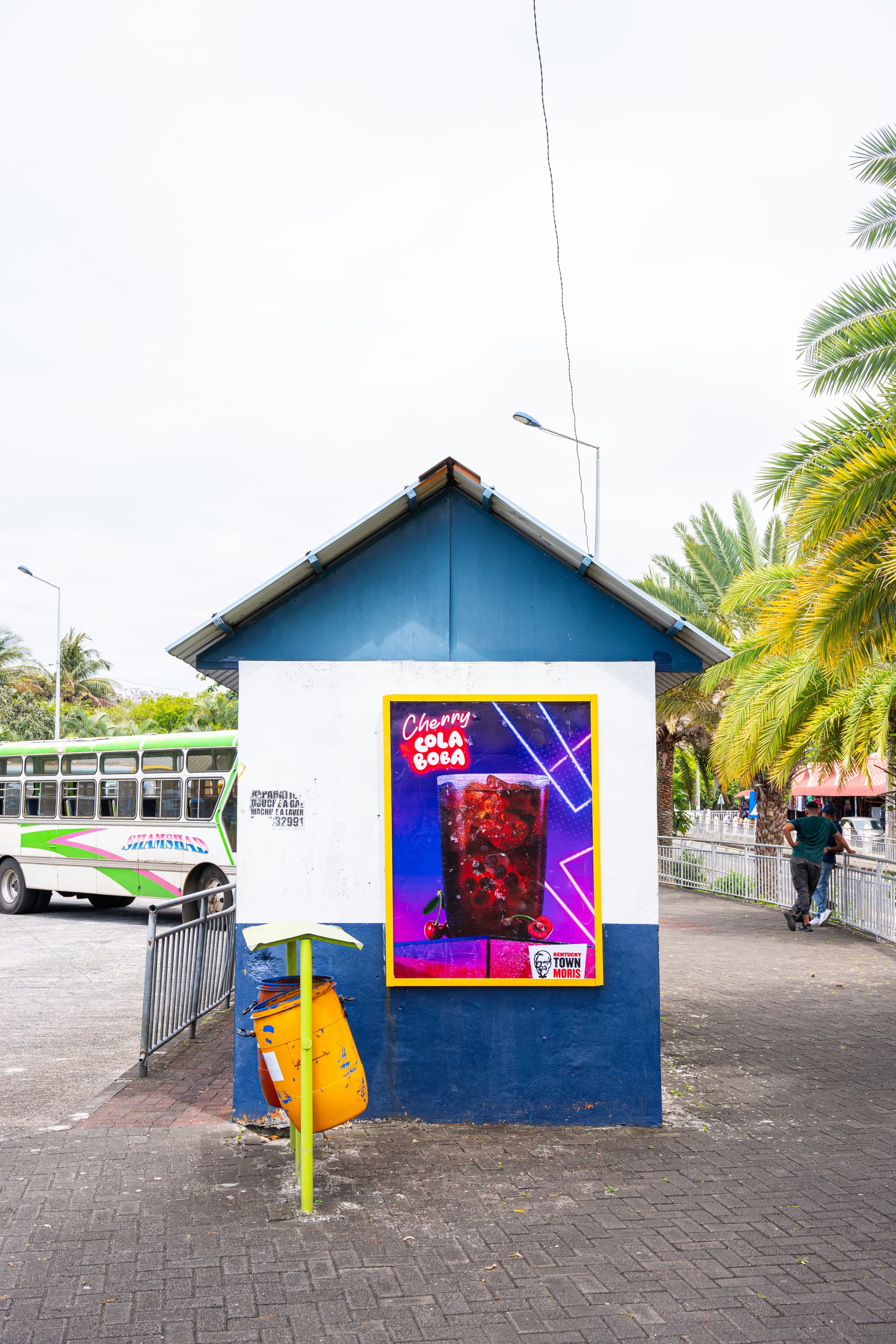 Bus Station Advertising at Gare de Flacq - Project 2