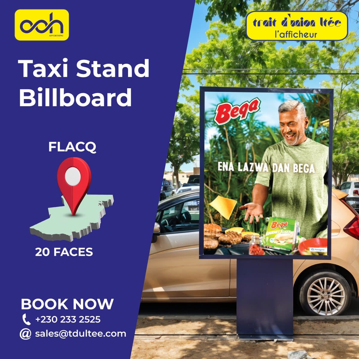 Taxi Stand Billboard - Flacq